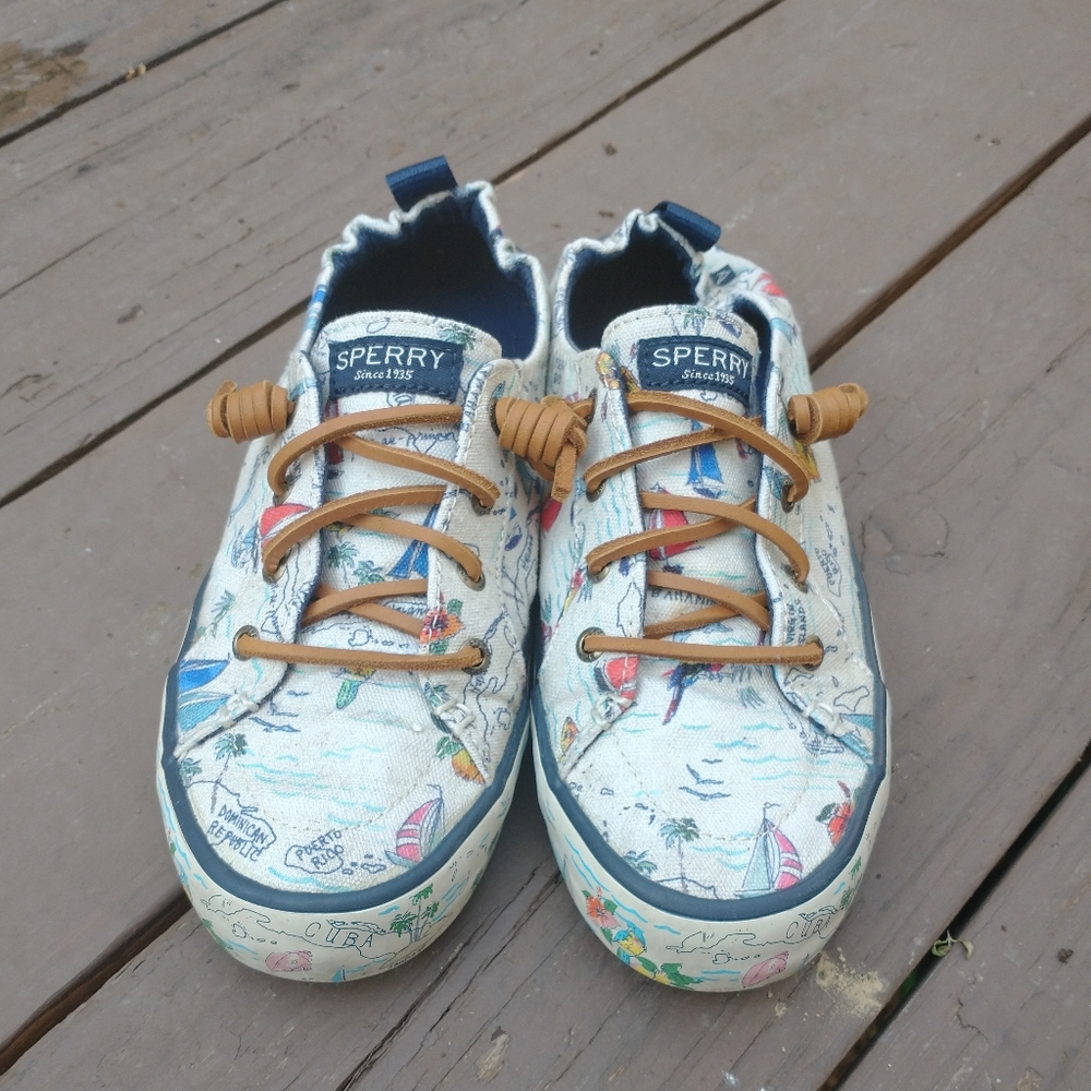 Sperry Crest Ebb Map Sneaker